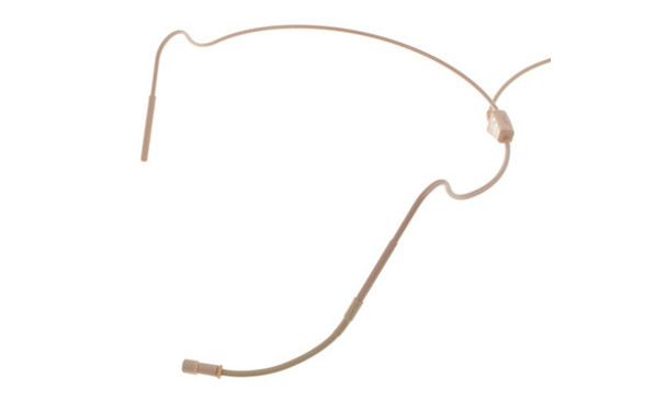 Sennheiser Headworn mic with integrated MKE2 Gold. 1.2 oz. LEMO 3 connector. Beige., HS2-3