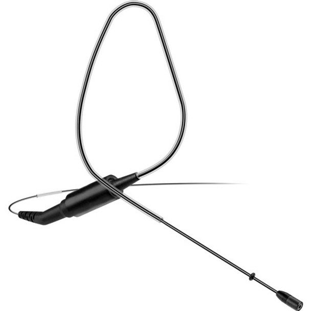 Sennheiser Lightweight single-sided ear set with cardioid MKE capsule (black). Screw-on 3.5mm connector for evolution wireless, EARSET4-ew