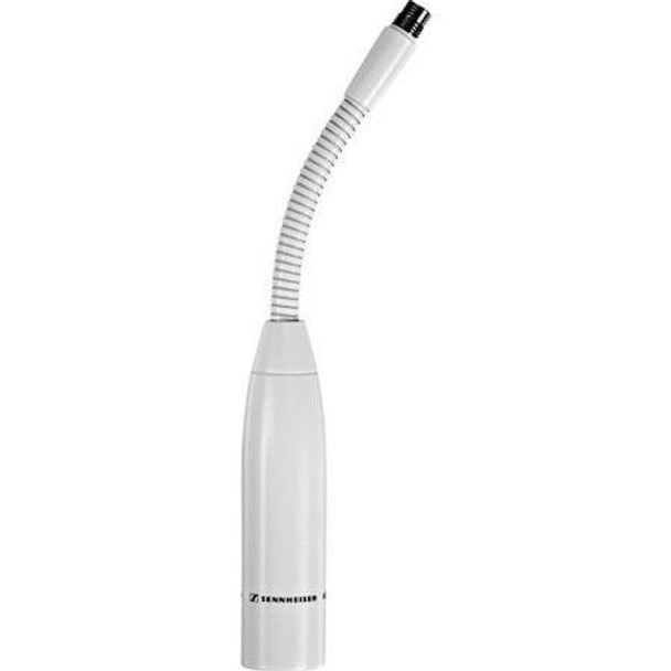 Sennheiser IS Series 6 in. (15 cm.) single-flex gooseneck in white with 3-pin XLR connector for use with ME 34, ME 35 and ME 36 microphone heads, MZH3015W