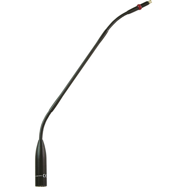 Sennheiser IS Series 23 in. (60 cm.) dual flex gooseneck with integrated light ring and XLR-5 connector, black, MZH3062L