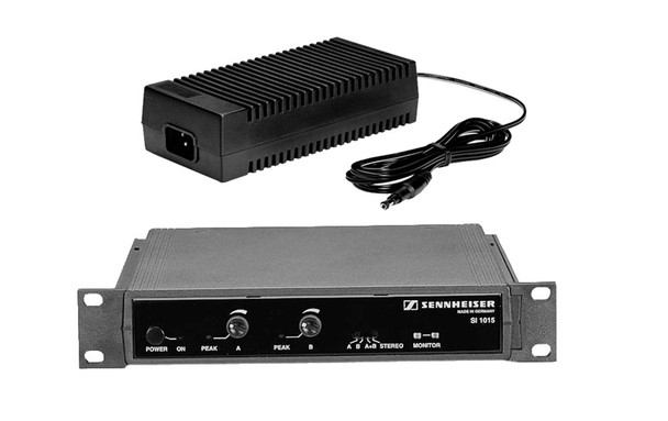 Sennheiser Rack-mountable, half rack size two channel 2.3/2.8 MHz modulator, with NT1015-120 power supply.  Requires GA1031-CC rack adapter (order separately), SI1015/NT