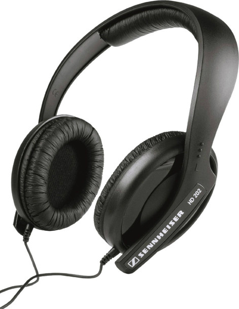 Sennheiser Closed, around-the-ear headphone with detachable ear cups and retail-friendly packaging, HD202-II