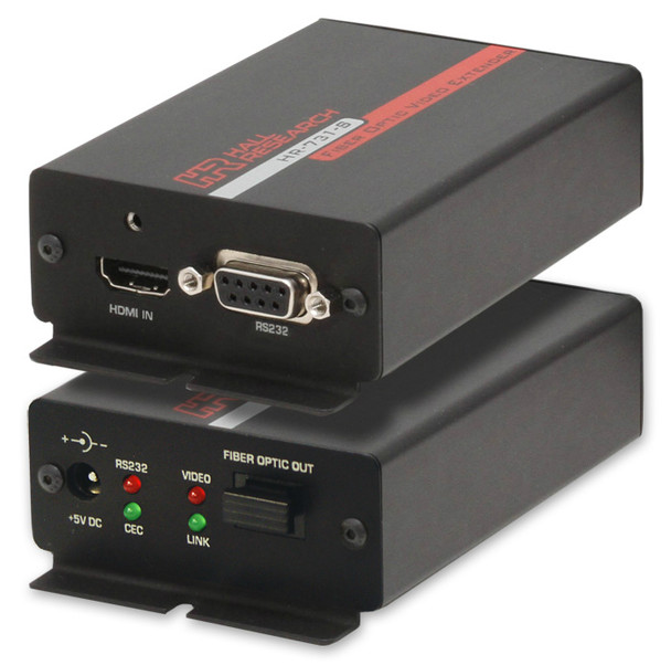 Hall Research HDMI + RS-232 Fiber Optic Extender Sender, HR-731-S