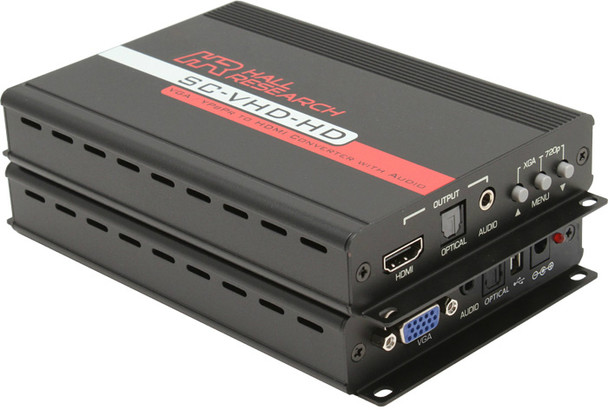 Hall Research VGA / YPbPr to HDMI Converter with Audio, SC-VHD-HD