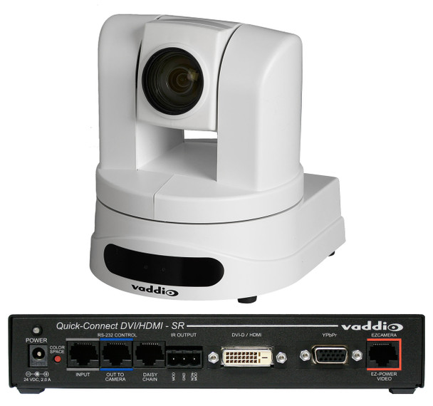 Vaddio Clear View HD-20SE QDVI System - White, 999-6986-000AW