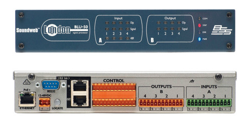BSS Audio 4 analog mic/line input, 4 analog output, networked signal ...