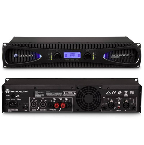 Crown Two Channel 650W @ 4 Ohm Power Amplifier, XLS2002