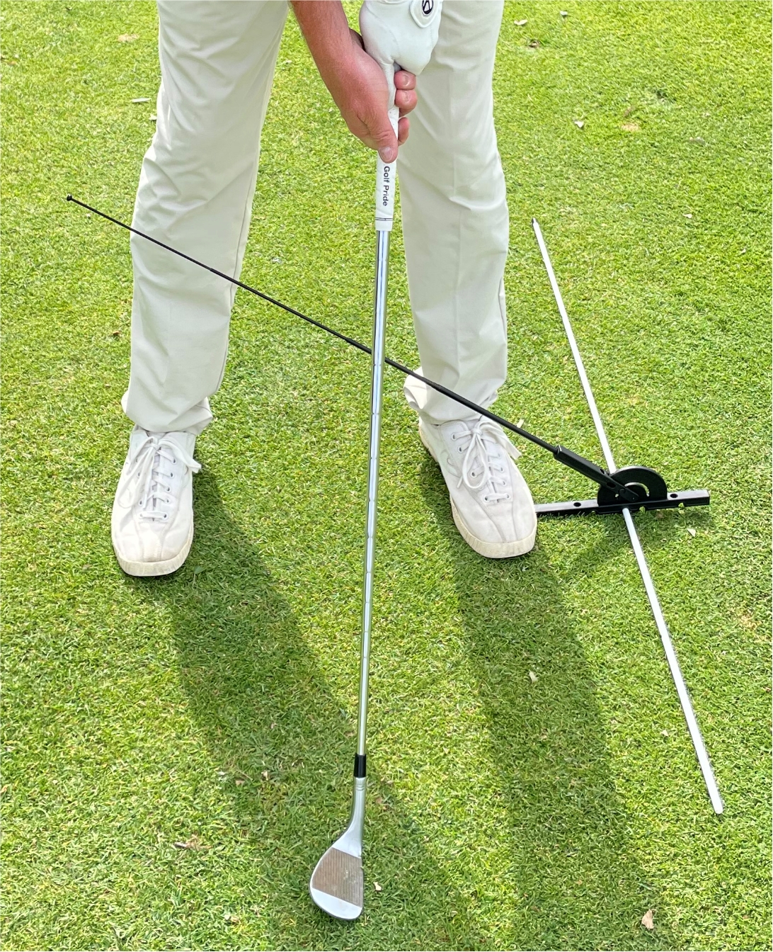 golf alignment stringing sticks, outdoor solid