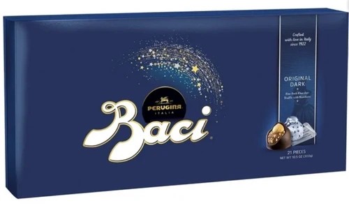 Perugina Baci Dark Chocolate 20 pc Box (3 Pack)