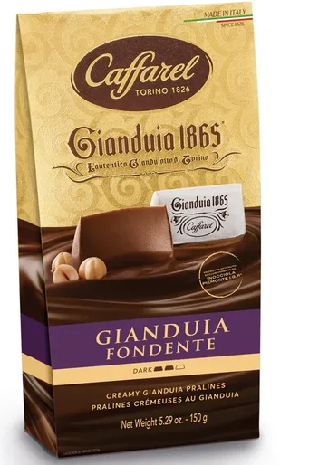 Caffarel Gianduia 1865 - Dark Gianduia Ballotin 5.29 oz (Pack of 4)