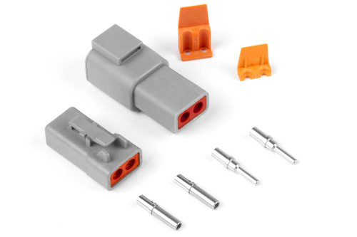 Plugs and Pins - Matching Set of Deutsch DTP-2 Connectors