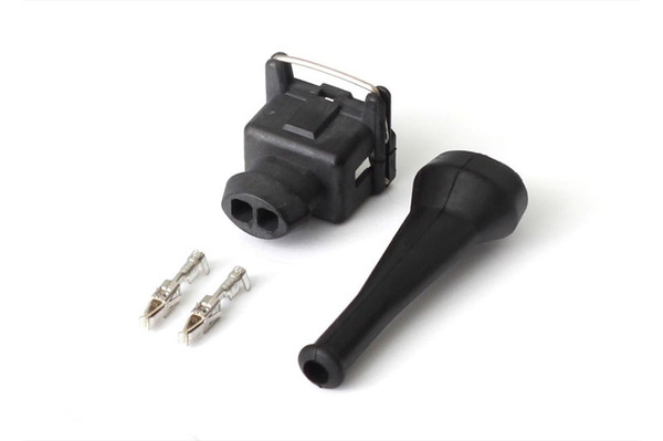 Plug and Pins - Bosch EV1 (Square) 2 Pin Junior Timer Female Connector