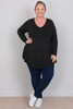 Black Fish Tail Swing Top