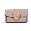 Cross Body Bag Beige Multi Zippered Bag Or Clutch