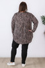 Leopard Print Stretch Knit Top