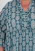 Plus Size Green Summer Boho Dress