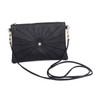 Black Laser Cut Gem Stone Feature Bag