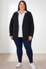 plus size black blazer