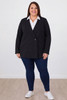 plus size black blazer