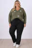 Plus Size Black fleece  pants Sizes 18 to 32 