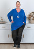 plus size black  wash fitted jeans