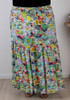 Plus Size Skirt Water Colour Print Curvaceous
