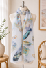 White Feather Scarf 