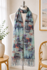 Green Portraits of Vienna Scarf 
