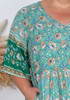 Plus Size Green Boho Dress