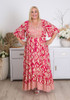 Plus Size Holiday Fun Maxi Dress
