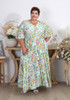 Plus Size Holiday Fun Maxi Dress
