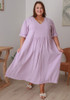 Plus Size Lilac Summer Dress Curvaceous