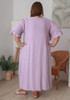Plus Size Lilac Summer Dress Sizes 18-32
