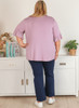 plus size lilac bamboo top 