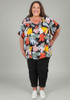 Plus Size Bold And Bright Top 