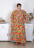 Plus Size Bright Sunflower Maxi Dress