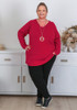 Plus Size Black Fleecy Leggings With Pockets