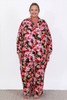 Plus Size Hearts And Blossoms Winter Pyjama Set by Curvaceous