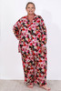 Plus Size Hearts And Blossoms Winter Pyjama Set by Curvaceous