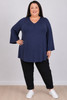 Relaxed Fit Top In Dark Blue
