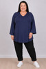 Relaxed Fit Top In Dark Blue