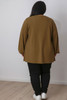 Plus Size Every Day Waffle Top In Khaki