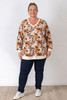 Plus Size Leopard Jungle Sweater Top