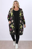 Button Up Long Retro Daisy Cardigan
