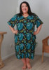 Plus Size Bamboo Nightie In Floral Burst Print