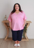 Plus Size Bamboo Crop Pant In Navy