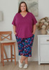 Plus Size Summer Bamboo Butterfly Pants