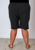 Plus Size Bamboo Shorts In Black