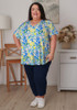 plus size Stretch Bamboo Tee In Lemon Tree 