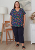 Plus Size  Navy Pant